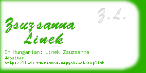 zsuzsanna linek business card